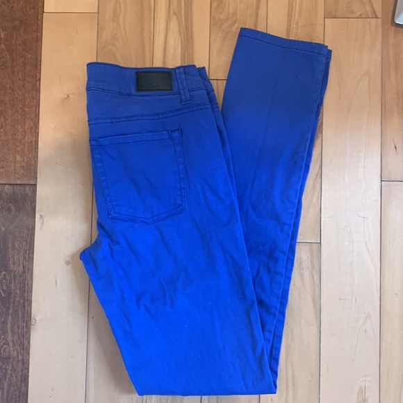 Harlow size 28 skinny jegging in vibrant blue - Picture 3 of 3